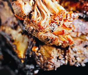 Seasoned and Slow Roasted Pork Shoulder